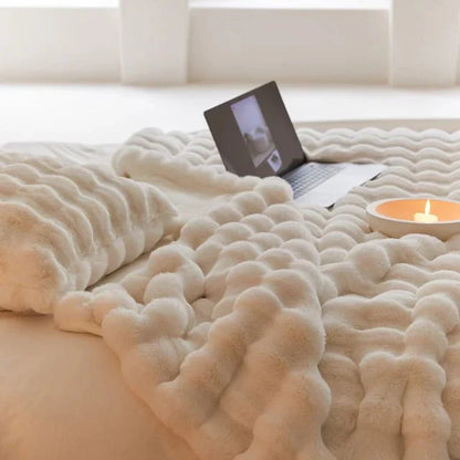 FluffyDream™ - De zachtste en meest luxe pluche deken voor ultiem comfort