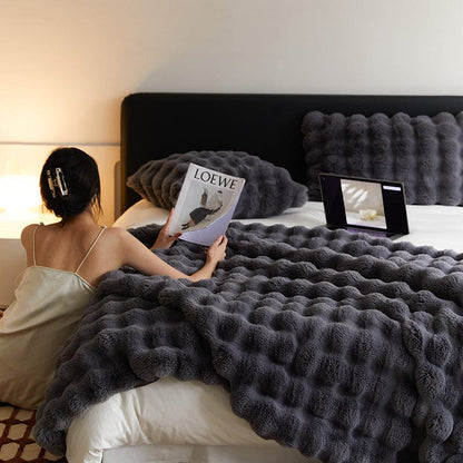 FluffyDream™ - De zachtste en meest luxe pluche deken voor ultiem comfort