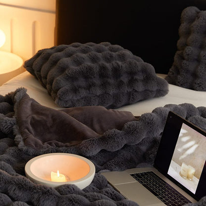 FluffyDream™ - De zachtste en meest luxe pluche deken voor ultiem comfort