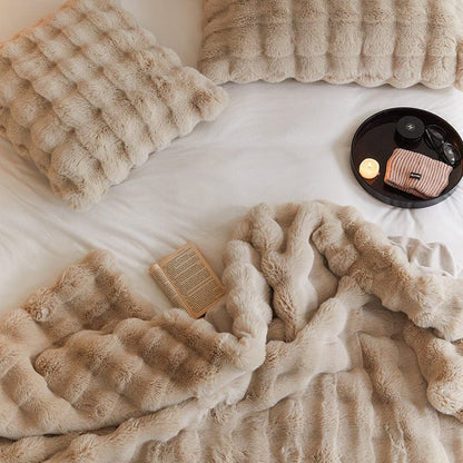 FluffyDream™ - De zachtste en meest luxe pluche deken voor ultiem comfort